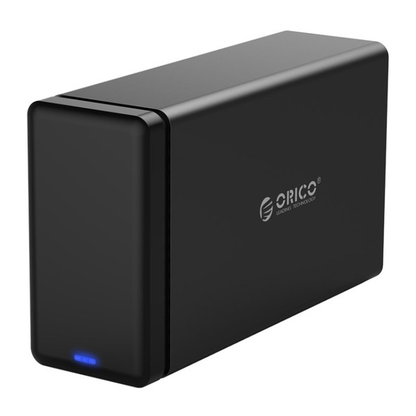 ORICO NS200-RU3 2-bay USB 3.0 Type-B to SATA External Hard Disk Box Storage Case Hard Drive Dock with Raid for 3.5 inch SATA HDD, Support UASP Protocol