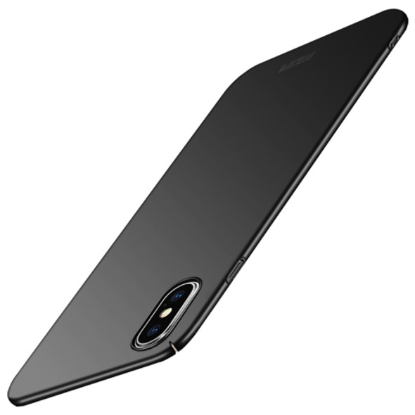 MOFI Frosted PC Ultra-thin Full Coverage Protective Case for iPhone XS Max (Black)