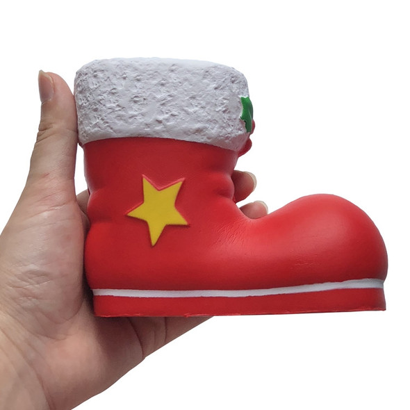 TTPU1112 Christmas Boots Decoration Slow Rebound Decompression Toy