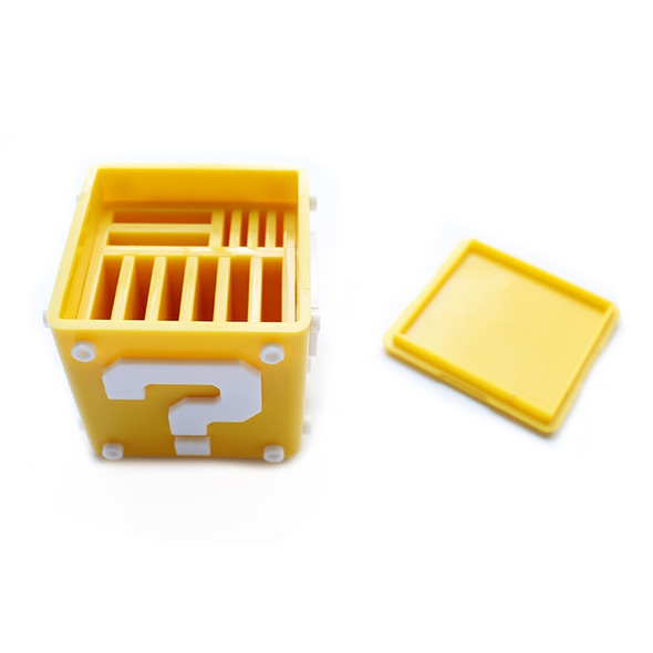 12 in 1 Box Game Card TF Card Holder Box for Nintendo Switch(Yellow)