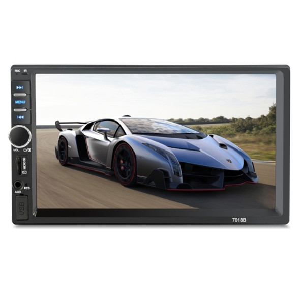 7018B 7.0 inch HD Touch Screen Dual DIN Car Radio Bluetooth Stereo MP3 / MP4 / MP5 Player with Remote Control, 6800 Module, Support  FM / TF Card / USB Flash Disk