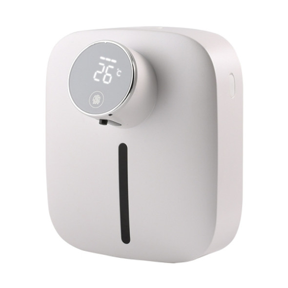 X101 Intelligent Automatic Sensor Soap Dispenser USB Rechargeable Wall-Mounted Foam Hand Washing Machine(White)