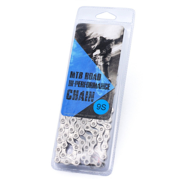 Mountain Road Bike Chain Electroplating Chain, Specification: 9 Speed chain