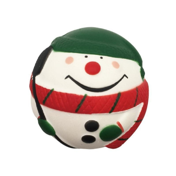 2 PCS TTPU1041 Christmas Decoration Slow Rebound Cartoon Decompression Toy(Snowman)