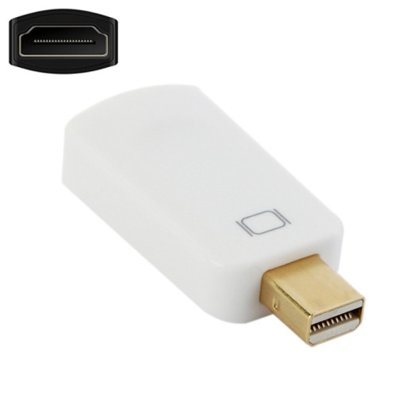 Mini DisplayPort Male to HDMI Female Adapter, Size: 4cm x 1.8cm x 0.7cm(White)