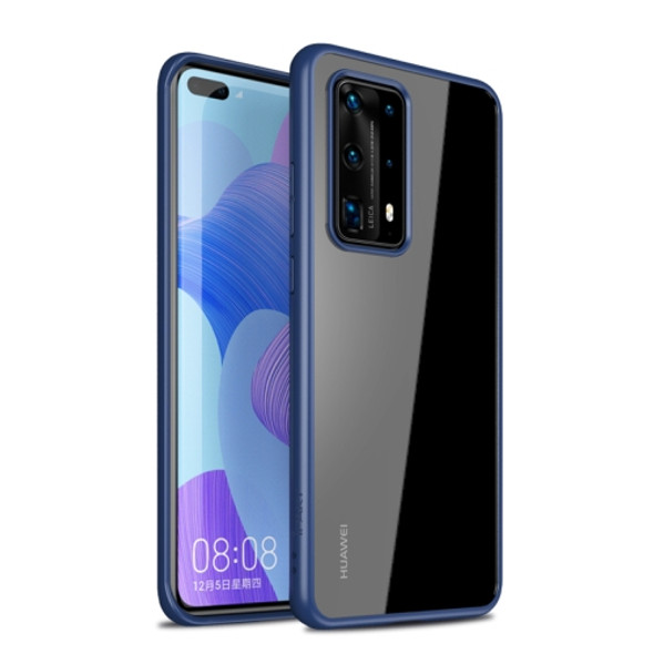 For Huawei P40 Pro iPAKY Bright Color Series TPU + PC Protective Case(Blue)