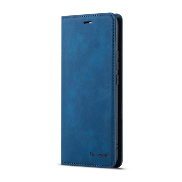 For Huawei Mate 20 Pro Forwenw Dream Series Oil Edge Strong Magnetism Horizontal Flip Leather Case with Holder & Card Slots & Wallet & Photo Frame(Blue)