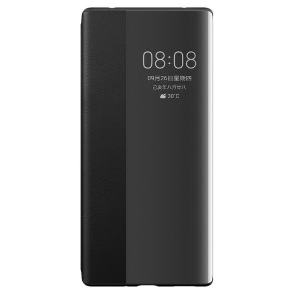 For Huawei Mate 30 Pro Original Huawei Smart View Window Horizontal Flip Leather Case(Black)