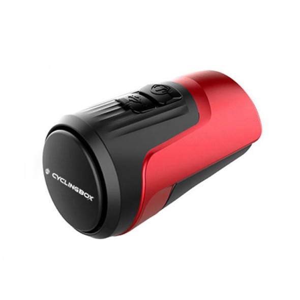 CYCLINGBOX BG-1903 Bike Alarm Anti-Theft Electric Horn 125dB USB Charging Bell(Red)