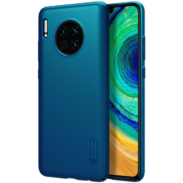 For Huawei Mate 30 NILLKIN Frosted Concave-convex Texture PC Case(Blue)