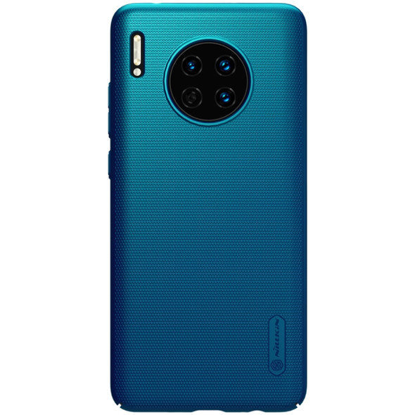 For Huawei Mate 30 NILLKIN Frosted Concave-convex Texture PC Case(Blue)