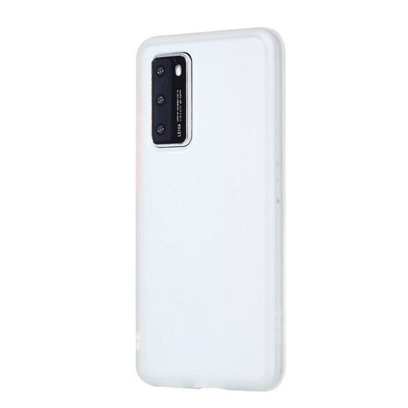 For Huawei P40 Skin Hand Feeling Series Anti-fall Frosted PC+ TPU Protective Case(White)