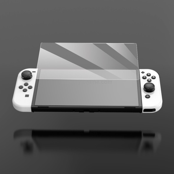 OIVO IV-SW161 0.33mm Thickness 9H Hardness Screen Tempered Glass Film for Nintendo Switch OLED, Box Packing