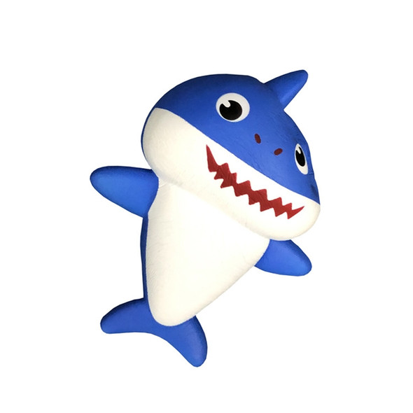 TTPU1206 Cartoon Shark Slow Rebound Decompression Toy(Blue)