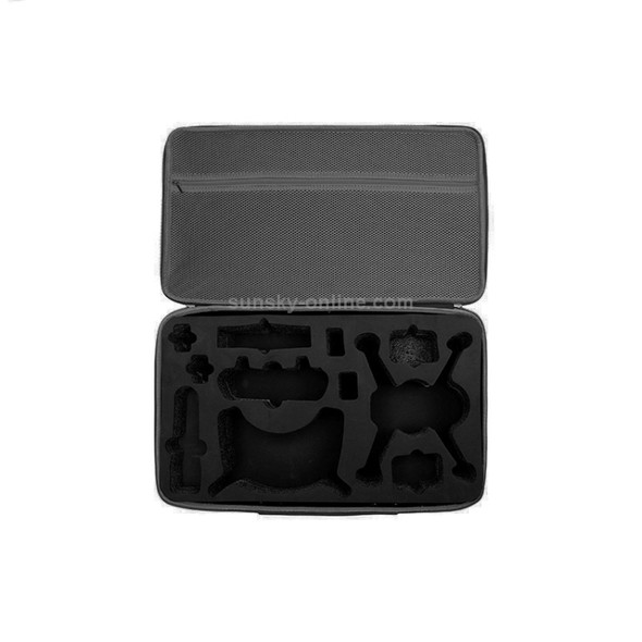 For DJI FPV Large Capacity Portable Storage Box Case Travel Carrying Bag, No Disassembly Propeller(Black)