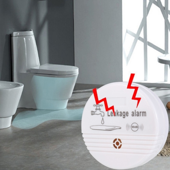 360 Degrees Water Leak Detector Sensor 85dB Volume Water Leakage Alarm for Home Kitchen, Toilet, Floor