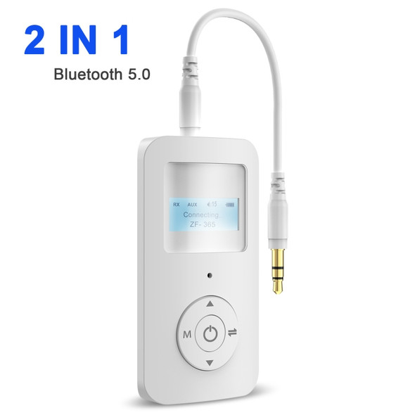 ZF365 Bluetooth 5.0 Receiver Transmitter 2 in 1 Wireless Audio Adapter