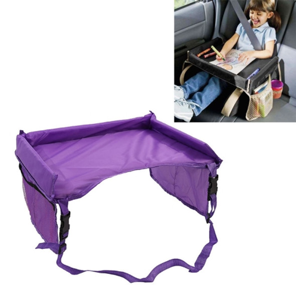Child Baby Toddler Stroller Organizer Travel Snack Toy Car Seat Activity Tray(Purple)