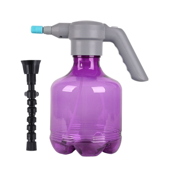 3L Household Garden Electric Watering Can Sprayer, Specification: Purple + Universal Nozzle
