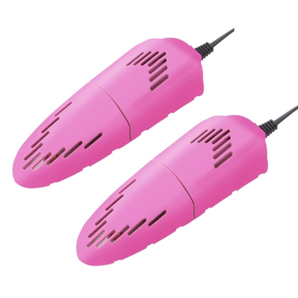 2 PCS Winter Household Retractable Shoe Dryer，CN Plug(Rose Red)