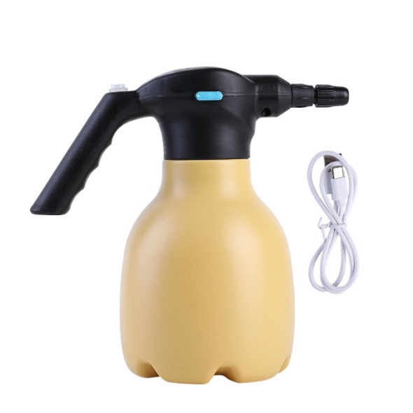 1.5L Garden Electric Watering Can Handheld Household Flower Watering Device, Specification: Yellow