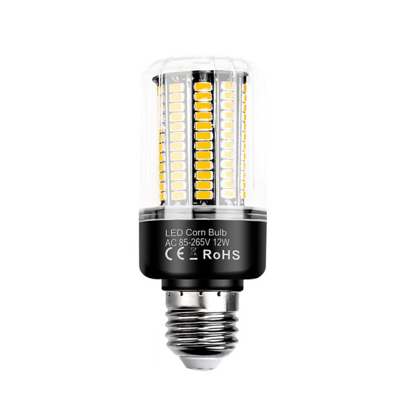12W 5736 LED Corn Light Constant Current Width Pressure High Bright Bulb(E27 White)