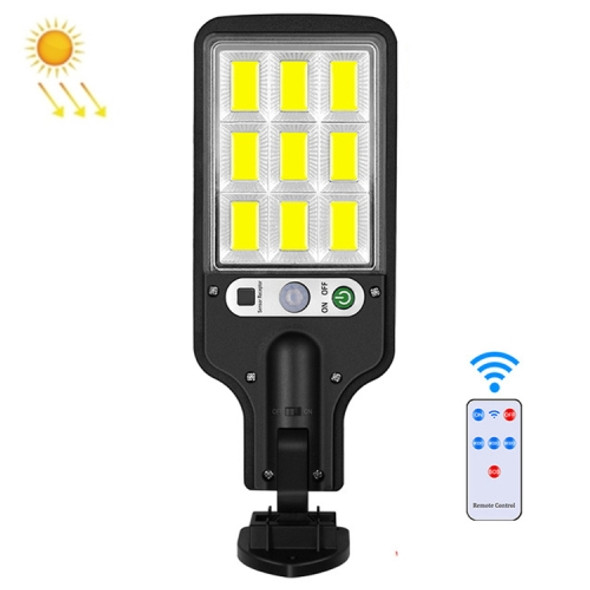 616 Solar Street Light LED Human Body Induction Garden Light, Spec: 108 COB With Remote Control