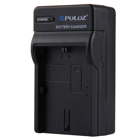PULUZ US Plug Battery Charger for  Canon LP-E6 Battery