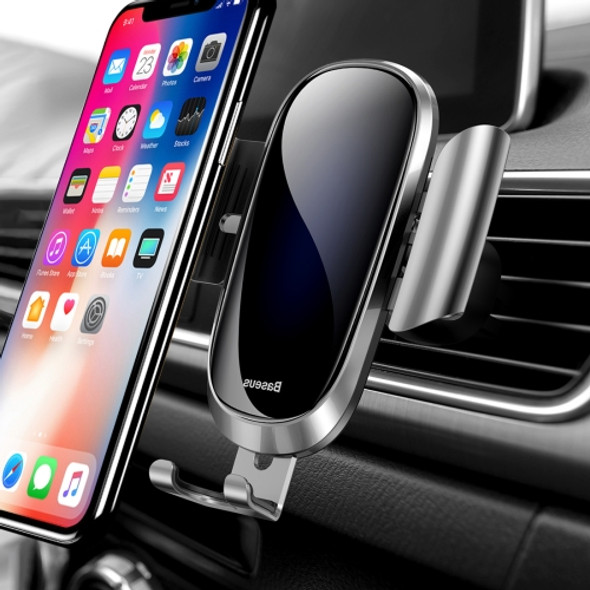 Baseus SUYL-WL0S Future Gravity Car Mount Phone Holder, For iPhone, Galaxy, Huawei, Xiaomi, HTC, Sony and Other Smartphones Between 4.0-6.0 inches(Silver)