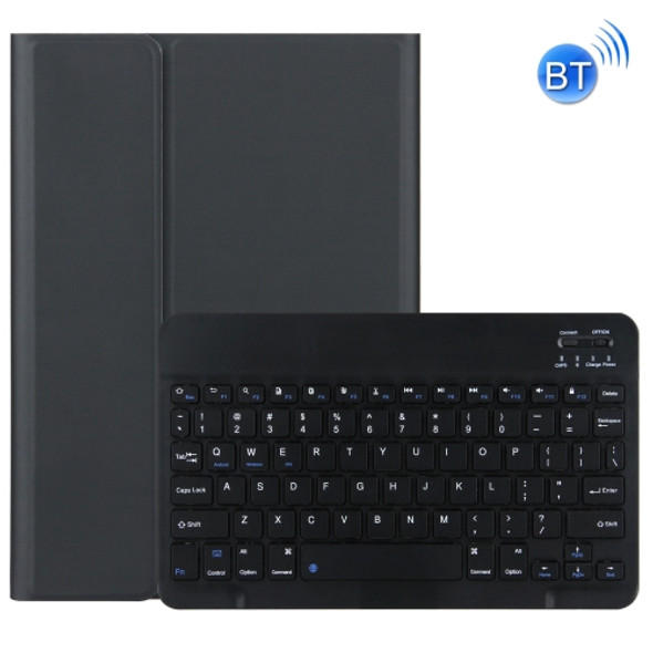 M10 2 in 1 Removable Bluetooth Keyboard + Leather Tablet Case with Holder for Lenovo Tab M10 TB-X505X (Black)