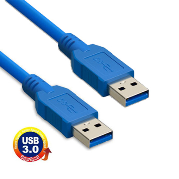 USB 3.0 A Male to A Male AM-AM Extension Cable, Length: 1m