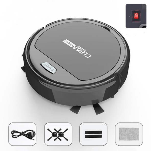 Household Intelligent Automatic Sweeping Robot, Specification:Upgrade Four Motors(Black)