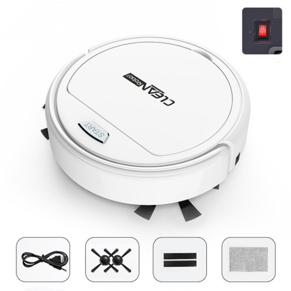 Household Intelligent Automatic Sweeping Robot, Specification:Upgrade Four Motors(White)