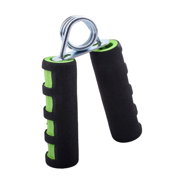 8 PCS Home Fitness Finger Exercise Spring Type A Grip With Foam Handle(Black Green)