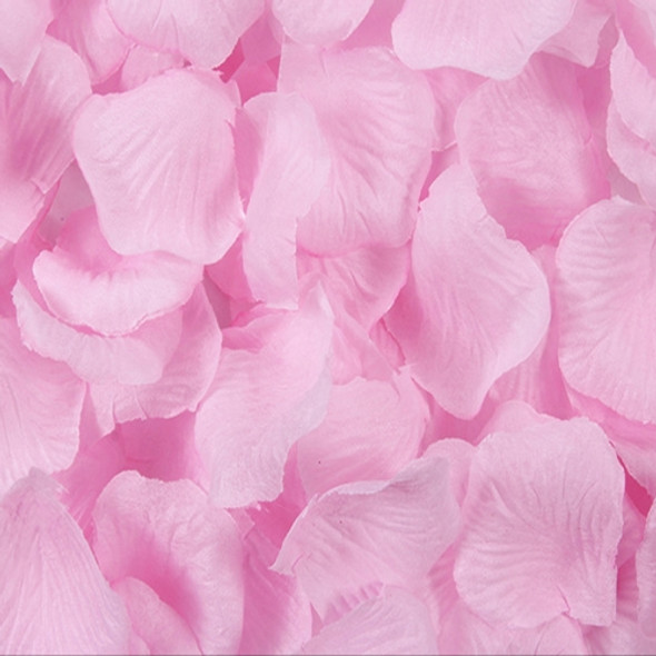 1000 PCS Artificial Wedding Rose Petals Flowers Wedding Decorations(Light Pink)