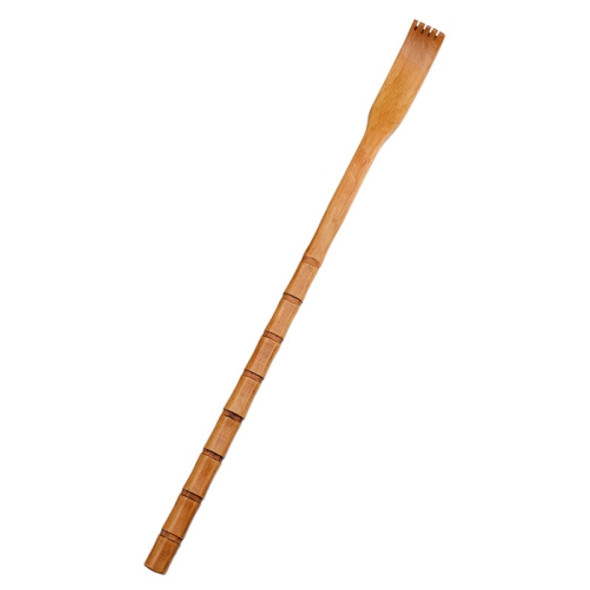 BQR01 Back Scratcher Long Handle Wooden Massage Scratcher, Style: Bamboo Section Nature Color