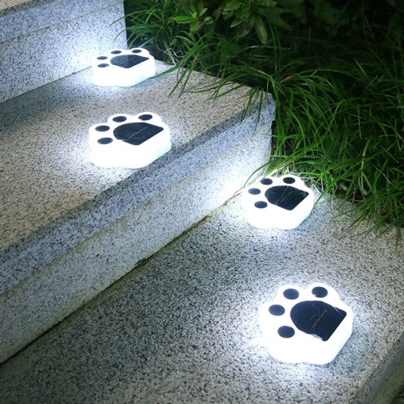 Bear Paw Outdoor Solar LED Courtyard Buried Light(White Light)