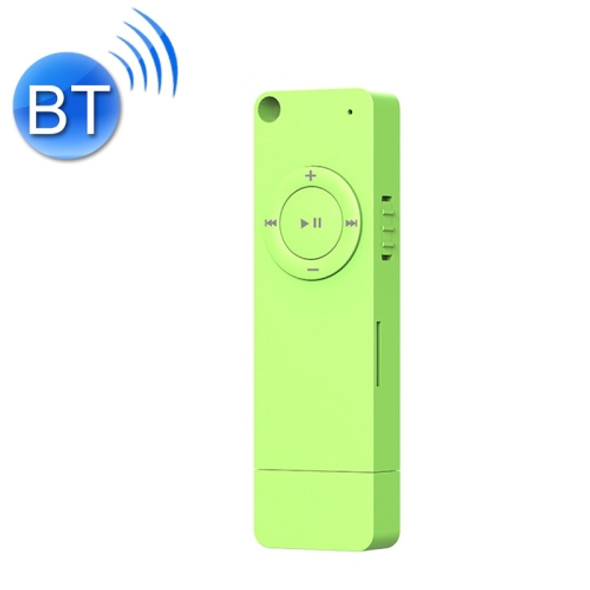 XT02 U Disk Style MP3 Music Player, Memory Capacity: Bluetooth Set(Green)