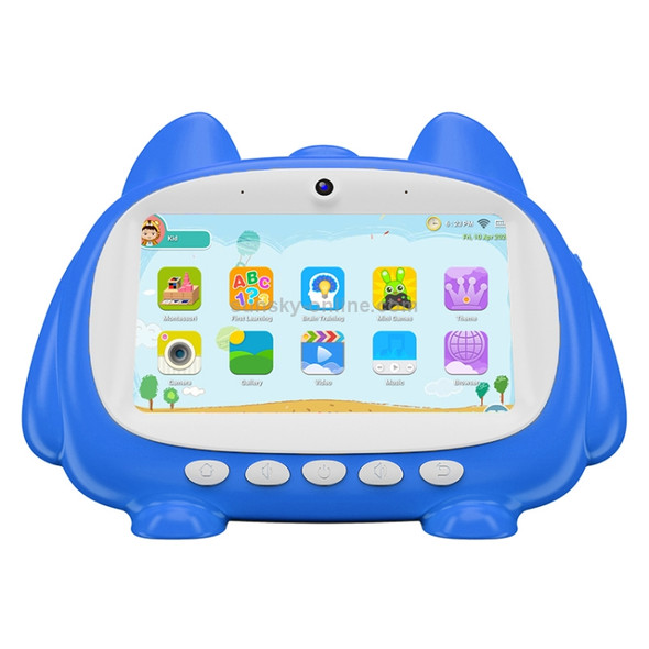 IR Kids Education Tablet PC, 7.0 inch, 1GB+16GB, Android 4.4 Allwinner A33 Quad Core 1.3GHz, Support WiFi / Bluetooth / OTG / FM, US Plug(Blue)