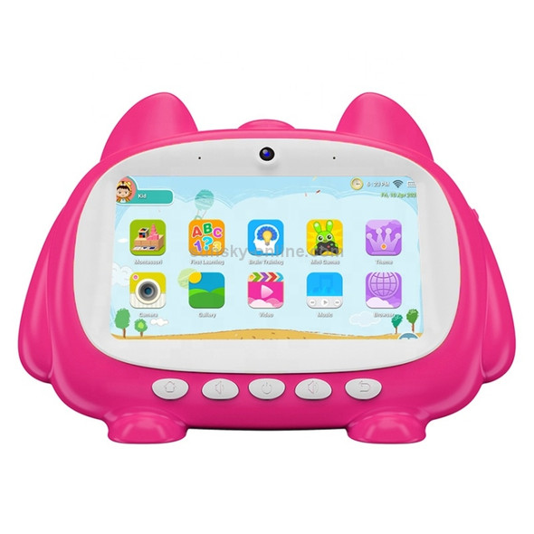 IR Kids Education Tablet PC, 7.0 inch, 1GB+16GB, Android 4.4 Allwinner A33 Quad Core 1.3GHz, Support WiFi / Bluetooth / OTG / FM, US Plug(Pink)