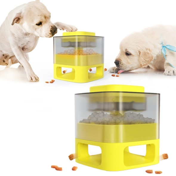 TSQ-01 Dog Food Ejector Educational Training Leaking Device(Yellow)