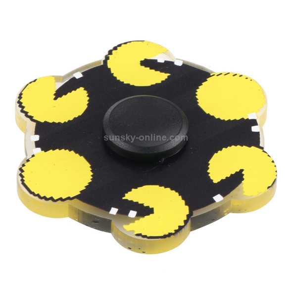 Fidget Spinner Toy Stress Reducer Anti-Anxiety Toy (Yellow)