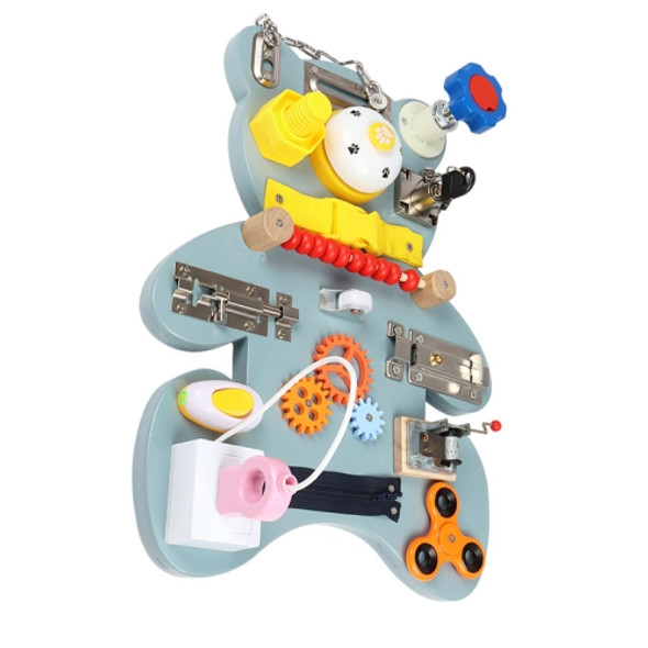 ZW-88 Children Montessori Mechanism Game Board Unlocking Busy Block Toy, Style: Bear