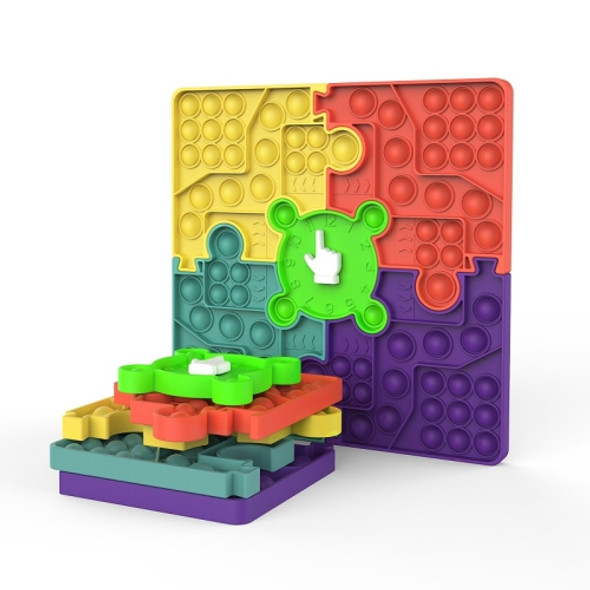 Silicone Desktop Puzzle Decompression Toy, Specification: Chessboard