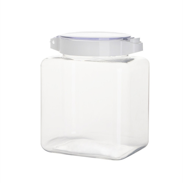 Home Kitchen Press Moisture-proof Seasoning Storage Jar Transparent Food Sealed Jar, Capacity:1500ml
