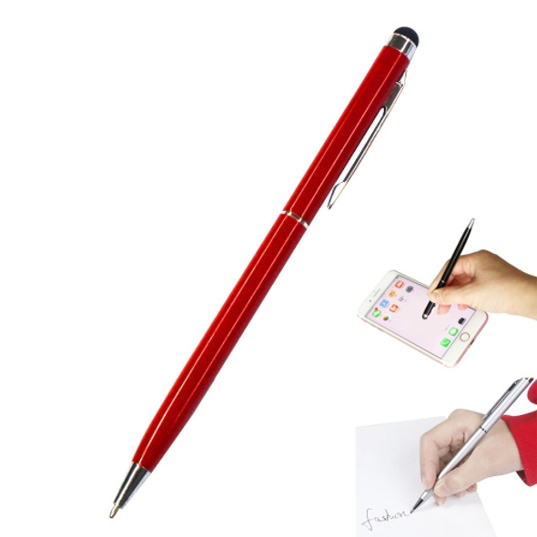 AT-18 3 in 1 Rotary Mobile Phone Touch Screen Handwriting Pen is Suitable for Apple / Huawei / Samsung(Red)