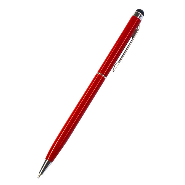 AT-18 3 in 1 Rotary Mobile Phone Touch Screen Handwriting Pen is Suitable for Apple / Huawei / Samsung(Red)