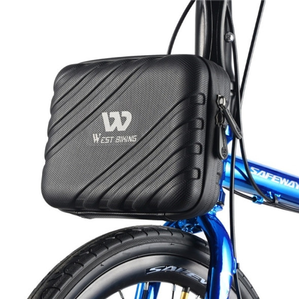 WEST BIKING 2L Folding Bike Hard Shell Storage Bag(Black)