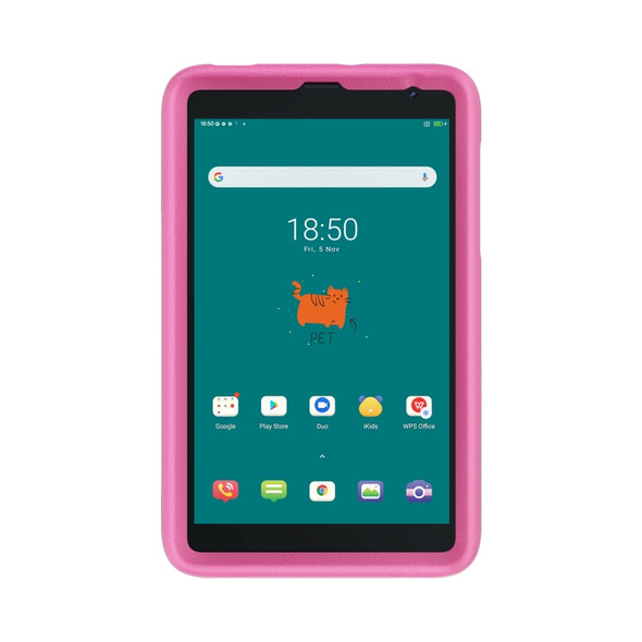 [HK Warehouse] Blackview Tab 6 Kids DK034K, 8 inch, 3GB+32GB, Android 11 Unisoc UMS312 Quad Core 2.0GHz, Support Dual SIM & WiFi & Bluetooth & TF Card, Network: 4G, EU Plug(Pink)