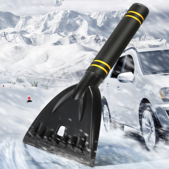 3 PCS Multifunctional Snow Removal Shovel For Automobile Glass(Black Yellow)